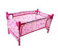 Toddmomy Cama De Muñeca Cama Babydoll Muebles De Casa De Muñecas para Dormitorio De Bebé Cama De Casa De Muñecas Litera para Muñecas Mini Muebles Muñeca En Miniatura El Plastico
