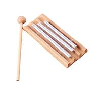 Toddmomy Campana de Percusión para Niños Timbre de Energía para Yoga Instrumento Musical de 3 Juguete para Aula y 1