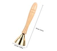 Toddmomy Campanas de Mano para Instrumento de Percusión Educativo Campana de y Ligera Juguete Sensorial para Estimular Coordinación y Flexibilidad Infantil