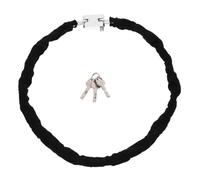 Toddmomy Candado de Cadena de Alta Seguridad para Bicicleta y Motocicleta, Cadena Metálica antirrobo Flexible de 80 Cm con Llave, Cierre Seguro para Bici, Scooter y Puerta Exterior