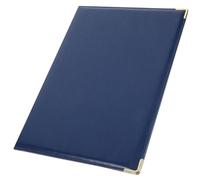 Toddmomy Carpeta Portafolios Organizadora de Documentos Profesional y Práctica de Papel Estructura Razonable para Oficina y Clase Color Azul