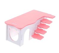 Toddmomy Casa de Hámster con Escalera de Refugio y Hábitat para Mascotas Pequeñas para Hámsters y Cobayas Privado y Seguro Juguete y Decorativo