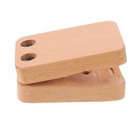 Toddmomy Castañuelas de madera acoplables para cajón, efecto de sonido de castañuela tradicional para solistas y práctica musical informal en casa.