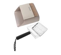 Toddmomy Cat Litter Scoop with Removable Holder Heavy Duty Stainless Steel Scooper For Cat Waste Garden Soil and Ergonomic Comfortable Grip Easy To Clean Multiuse Poop Sifting Tool