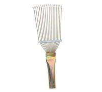 Toddmomy Cepillo Metálico para Aseo de Caballos Rastrillo Pelo de Ganado Cepillo Durable para Ovejas y Perros Herramienta de Cuidado Portátil Mango Cómodo