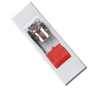 Toddmomy Cerradura Plana para Armario Eléctrico con Pulsador y Llave Pestillo Metálico Resistente para Puertas de Panel Cierre Seguro para Gabinetes Eléctricos Uso Industrial y Doméstico