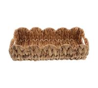 Toddmomy Cesta de de 40 x 17 cm, cesta rectangular con asas integradas, contenedor de almacenamiento cúbico tejido para estantes, organización, hogar, cocina