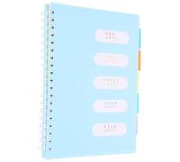 Toddmomy Charuca para Escritura Suave Espiral de Papel Cuaderno 120 Páginas y Alta Durabilidad, Adecuado para Oficina y Planificación Académica Diaria