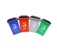 Toddmomy Clasificación de Basura para Cubos de Reciclaje Educativo Juguete Interactivo para Desarrollar Memoria y Conciencia Colores para Acompañamiento Infantil