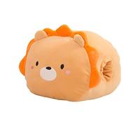Toddmomy Cojín Calentador De Manos Almohada De Viaje Cojín Pequeño Cojines Bonitos Cojines Estéticos De Moda Cojines Decorativos Almohada Novedosa Algodón Naranja