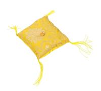 Toddmomy Cojín Para Cuenco Tibetano De Meditación, Almohadilla Cuadrada De 16 Cm, Tela Flexible, Estera Ritual Budista Para Sostener Cuencos Cantores En Templo y Práctica Espiritual