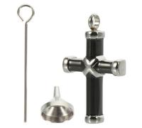 Toddmomy Colgante De Cenizas para Mascotas Urna Portátil De Acero Inoxidable Colgante De Huesos Forma De Embudo para Recordar Queridos La Tumba