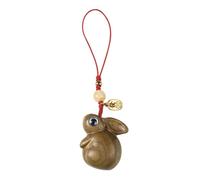 Toddmomy Colgante de Madera con Diseño de Conejo Decorativo y Ligero para Teléfono y Bolso Artesanal Duradera y Elegante para Regalo de Pascua