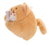 Toddmomy Colgante de Peluche Pequeño Forma de Perro con y Cuerda Tirador Decoración Animal Suave para Llaves y Bolsos Regalo para Fans de Mascotas