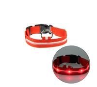 Toddmomy Collar Led para Perros Luz Intermitente y Resplandor La Oscuridad y Reflectante Mediano para Seguridad Nocturna Paseos y Al Aire
