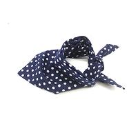 Toddmomy Collar para Perro de Doble Cara Único Bufanda Triangular para Mascotas Protector de Saliva para Perros Suministros para Mascotas Lunares Redondos Azul Marino Moderno Y Práctico