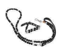 Toddmomy Collares de Perlas Ajustables para Cachorros Correa Decorativa para Paseos Diarios y Entrenamiento al Aire