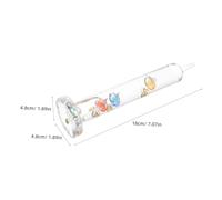 Toddmomy Colorido Termómetro Galileo con Tubo de Vidrio y Esferas Flotantes Medidor de Temperatura para Escritorio y Decoración de Oficina y Hogar para Ciencia