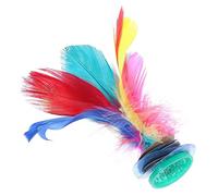 Toddmomy Colorido Tuttlecock De De Ganso Volantes De Bádminton Shuttlecocks Volante De Pluma De Pollo Colorido Patear El Volante Juguetes Volante Chino Vistoso Pluma De Ganso