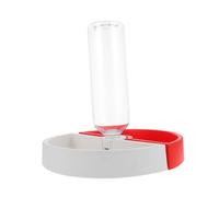 Toddmomy Comedero y Bebedero para Gatos Doble Color Rojo y Diseño Desmontable Fácil Limpieza Seguro y Superficie Lisa para Doméstico y Profesional