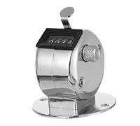 Toddmomy Contador Mecánico Manual De Metal con Base Estable Carcasa Resistente y Visualización Clara para Eventos Inventarios y Recuentos Precisos