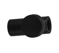 Toddmomy Convertidor de brazo de suspensión de micrófono monturas montar micro Manguito roscado de 3/8" accesorios para soporte de micrófono aleación de aluminio Black