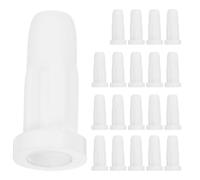 Toddmomy Copas para Ruedas de Cuna de Plástico Duradero, Fundas Antiruido para Patas de Muebles, 40 Piezas (20 Pares) para Protección y Seguridad en Habitación Infantil