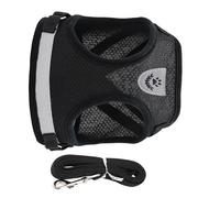 Toddmomy Correa Arnés para Mascotas Juego de Arnés y Correa para Perros Reflectante para Gatos de Malla para Gatos Ajustable para Pequeños y Gatitos al Aire para Caminatas y Entrenamiento