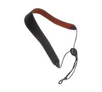 Toddmomy correa para el cuello de saxofón clip de música de instrumento de viento de madera sintonizador saxofón de bolsillo soporte de trompeta afinador de guitarra acustica cinturón Black