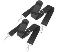Toddmomy Correa para Estuche de Violín Acolchada Ajustable 95 Cm Doble Hebilla Metálica, Set de 2 Piezas para Mochila de Instrumentos Musicales, Cinturón Antideslizante para Hombro, Cómoda
