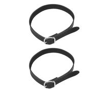 Toddmomy Correas de Espuelas de Cuero Ajustables para Montar 1 Par, Correas de Espuelas Ecuestres de 6 Agujeros Estilo Inglés, Accesorios de Botas para Equipo de Equitación y Uso