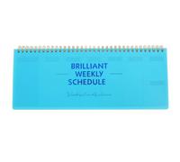 Toddmomy Cuaderno Organizador Semanal Ligero y Portátil de Papel Verde Espiral para Planificación y Gestión de Tareas en Oficina y Viajes