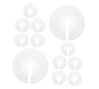 Toddmomy Cubierta de Brida Decorativa de Pvc en Color Claro 12 Piezas para Tuberías de 14-29 Mm, Protección para Radiadores, Tuberías de Agua y Calefacción, Fácil Instalación para Baños