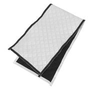 Toddmomy Cubierta de Refrigerador Exterior, Protección para Frigorífico Vertical, Aluminio y Algodón, Blanco, Ajuste Ceñido, Aislamiento y Protección Uv, para Mini Congelador y