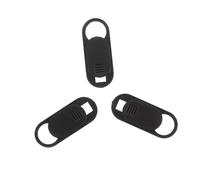 Toddmomy Cubiertas para Cámaras Web Compactas De Privacidad para Dispositivos, Diseño Delgado Negro, Protección Anti-Hackers para Portátiles y Teléfonos, Pack De 3 Unidades