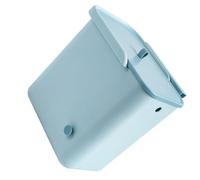 Toddmomy Cubo de Basura para Colgar Pared con Tapa, Diseño Montado en Pared, Material Abs y Pp, Adecuado para Cocina y Reciclaje