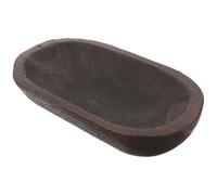 Toddmomy Cuenco Grande de Madera Decorativo para Amasar Diseño Versátil y Estilo Rústico Adecuado para Decoración de Cocina y Centro de Mesa