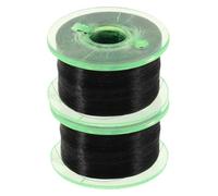 Toddmomy Cuerda Invisible para Ilusionismo 2 Rollos 400 M Línea Negra para Trucos y Accesorios de Mago, Kit de Ilusión Flotante para Cartas y Anillos, Uso en Fiestas y Color Aleatorio