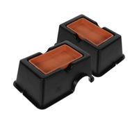 Toddmomy Cueva Húmeda para Reptiles 2 Piezas Escondite para Geckos Material Resistente Gran Tamaño Accesorio para Adecuado para y Serpientes