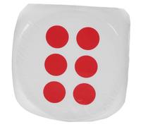 Toddmomy Dados de Espuma Gigantes de Color 28 Cm para Niños y Juegos Familiares, Dados de Fiesta Educativos, Multiusos para Rifas y Enseñanza Matemática