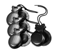 Toddmomy de Madera 4 Piezas para Principiantes Instrumentos Musicales de Percusión de Dedo Portátiles para y Bailes Españoles