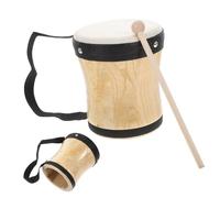 Toddmomy de Percusión Educativa para Parche de Piel de Oveja Práctico con Baqueta Instrumento Musical Duradero y Seguro para Iniciación Musical Infantil