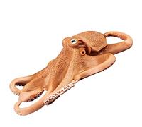 Toddmomy decoración de Pulpo Adornos de Pulpo Juguetes de Pulpo Adornos de Juguete de Pulpo decoración de Mesa de Pulpo Figura de Pulpo decoración del océano el plastico Marrón