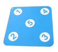 Toddmomy Diana de Entrenamiento para Esgrima de Goma Resistente, Compacta y Ligera, Colgante de Pared Doble Cara en Color Azul Lago, Accesorio Portátil para Práctica Profesional y Personal