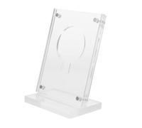 Toddmomy Dispensador de Estante de selección de Guitarra Mini Vitrina de selección de Guitarra Pick HanderGuitar Picker Picker Caso de exhibición de música Transparent