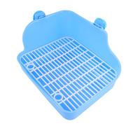 Toddmomy Entrenador de Orinal para Mascotas Pequeño con Diseño de Pared Bandeja Inodoro para Conejos Hámsters Cobayas Chinchillas y Hurones Fácil de Usar para Entrenamiento Color Aleatorio