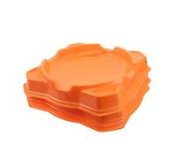 Toddmomy Estadio de Batalla de giroscopios portátil de plástico de 3 Piezas: Tablero de Juego de giroscopios Reutilizable para Entrenamiento Interactivo - Diseño Redondo para Fiestas y reuniones