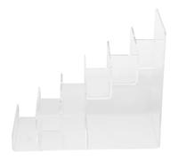 Toddmomy Estante Trapezoidal de Acrílico Transparente Multiusos para Exhibir Carteras y Joyas Diseño de Múltiples Capas y Soporte Estable