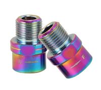 Toddmomy Extensor de Pedal Compacto de Aleación de Aluminio para Bicicleta, Portátil Distancia de Extensión de 16mm, Adecuado para Viajes Largos y Reacondicionamiento de Bicicleta, Paquete