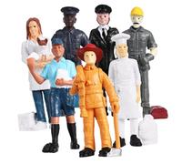 Toddmomy Figuritas Simuladas de Personas Miniatura Suaves y Resistentes para Educativos y Colección de de Personajes Realistas para y Manualidades